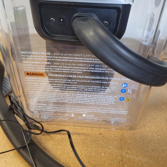 DonJoy® IceMan Clear3 w/ Wrap-On Pads - Picture 9 of 11